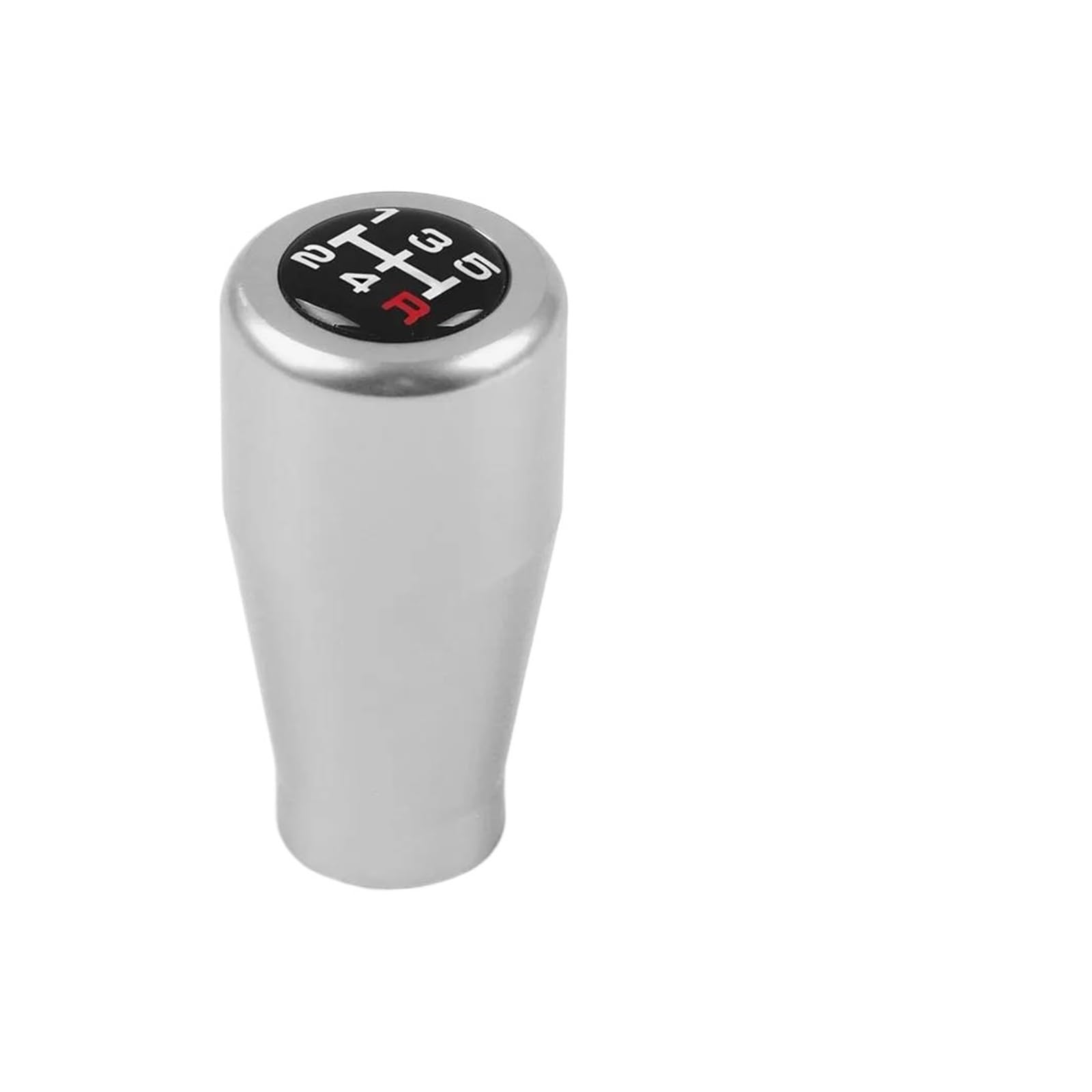 HXVGEGKPYK Gear Stick Knob for 5 Speed Manual Gear Aluminum Shift Knob Shifter Lever Head Gear Lever Knob(Silver)