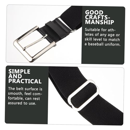Elastic Baseball Belt for Men and Women Durable Stretch for Athletes of All Ages Comfortable Fit for Sports and Casual Wear4