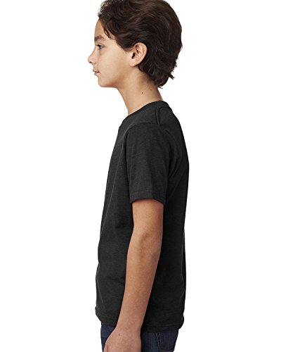 NEXT LEVEL APPAREL Boy's Cotton/Poly CVC Crew - 3312, Black, Medium3