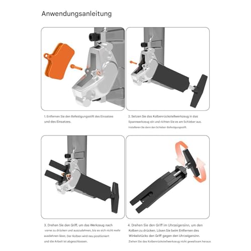 Outil de compression mécanique pour débloquer les étriers de voiture - 6