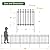 FOREHOGAR Decorative Metal Garden Fence 24 in H x 10 ft L, Border Fence Panels Animal Barrier for Dogs, No Dig Garden Fencing for Yard Patio Flower Bed Lawn Outdoor 5 Panels + 6 Stakes Black