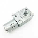 Bringsmart DC モーター 12v 高トルク 小型 3rpm, 6V ギヤード モーター 軸 直径6MM, バーベキューショー回転テーブルステージ照明自動販売機自動カーテンロボット自動装置 (12V 3RPM)