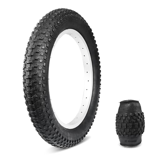 GRELiving 16x3.0 E-Bike Reifen Fat Bike Tire Faltbarer Reifen 76-305 Fahrradmantel 35 P.S.I für E-Fahrrad/Handwagen/Stadtrad