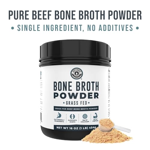 Image of Grass Fed Bone Broth Protein Powder, Unflavored, 16oz