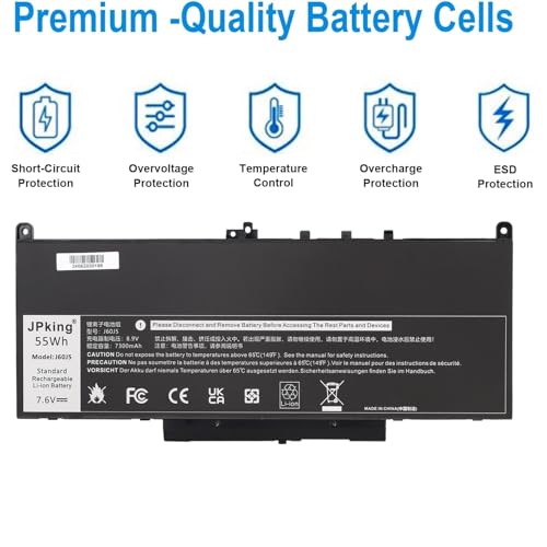 Batterie J60J5 Dell Latitude E7270 résout coupure pc portable