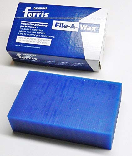 Carving Wax Ferris File-A-Wax Block Blue 1 Pound Jewelry Model Making in Wax