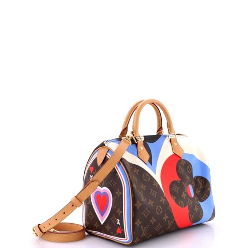 Pre-Loved Speedy Bandouliere Bag Limited Edition Game On Monogram Canvas 30, Print2