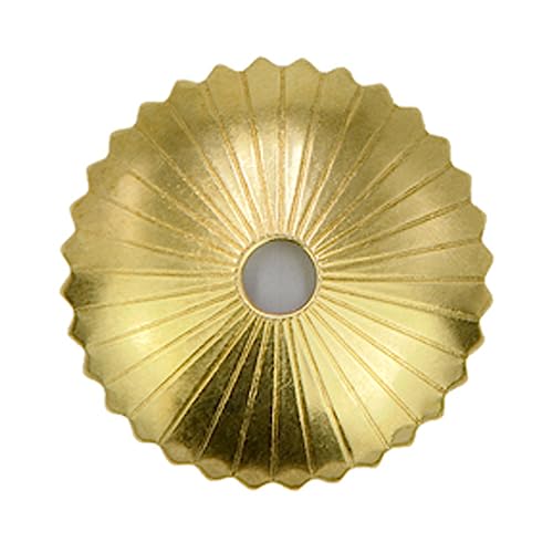 Tiazza 10Pcs Radial Brass Backplate Washers - Classical Furniture Decoration Gasket Hardware Accessories image 5
