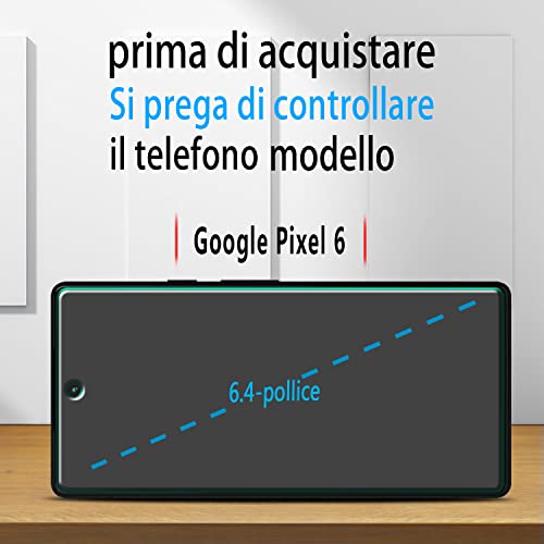 Slanku 3 Pezzi, Vetro Temperato per Google Pixel