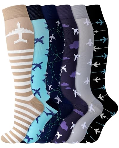 Skicuff 6 Pairs Pilot Compression Socks
