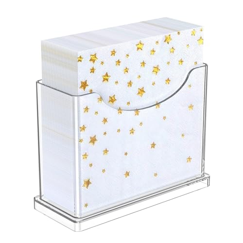 Cocktail Napkin Holder Table - for 5 x 5 Inches Napkin,...