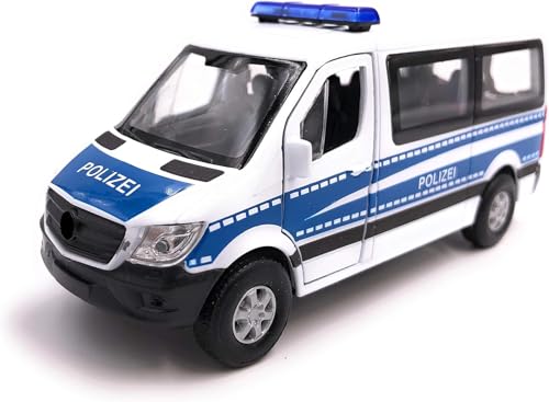 Welly Mercedes Benz Sprinter Polizei Modellauto Auto Lizenzprodukt 1:34-1:39