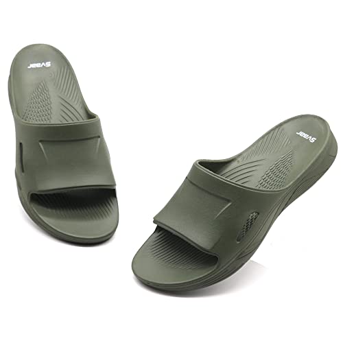 Image of SVAAR EveryWear Sliders for Men || Comfortable Indoor Outdoor Slider Slip-on Slippers for Men and Boys