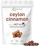 Micro Ingredients Ceylon Cinnamon | 300 Softgels with MCT Oil | Highly Bioavailable Herbal Extract | Extra Strength Cinnamon Supplements | Antioxidant & Sugar Monitor Support | Non-GMO, Gluten Free