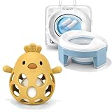 MCGMITT Portable Potty Bundled with Baby Teething Toys
