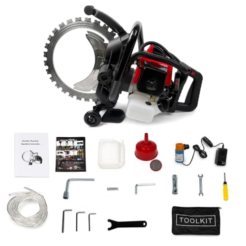 63CC 2 Stroke Gas Ring Concrete Saw with 16 inch Blade
