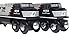 Choo Choo Track & Toy Co. - Norfolk Southern Red Mane #4002 & #4003 Diesel Locomotives 2 Engine Set Wooden Trains