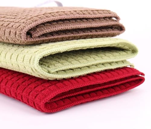 Image of PAXCOO Dish Drying Mat, Cloth Placemats, Machine Washable Linen Style Thick Place Mats, Heat Resistant and Easy to Clean Fabric Table Mats for Kitchen Dining Table(Multicolored)