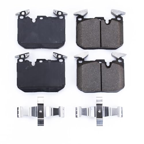 Image of PowerStop Front Brake Pads for BMW 228i 2014-16 |228i xDrive 2015-16 |335i 2012-15 |335i GT xDrive 2014-15 |335i xDrive 2013-15 - Z17 Ceramic Brake Pads with Installation Hardware, 17-1609B