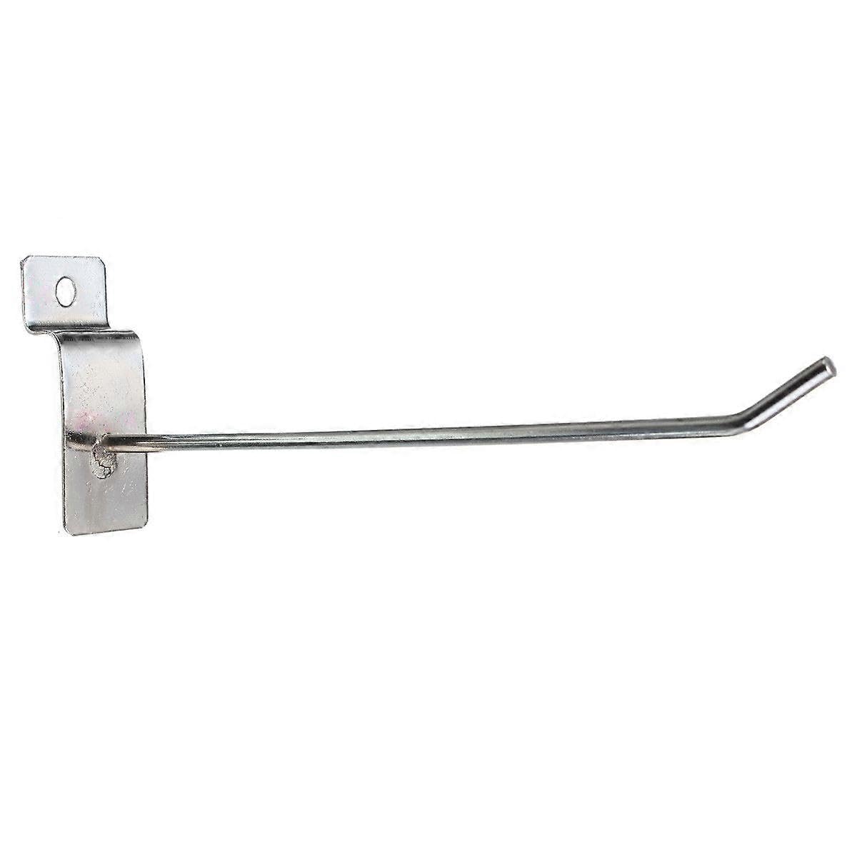 JOYHAPPST Details About 25 x Slatwall Single Hook Pin Shop Display Fitting Prong Hanger 6'