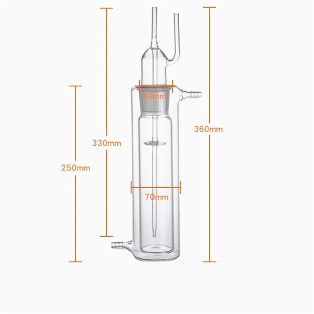 Strumenti da laboratorio e attrezzature Il valore di rilascio del tubo di vetro resistente al calore viene utilizzato for separare con la circolazione