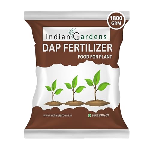 Indian Gardens - Bio DAP Fertilizer for All Purpose Home Plants & Gardening Purpose 100% Water Soluble Fertilizer - 1800 Grams