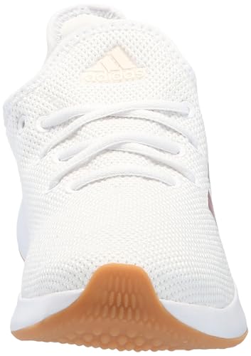 adidas Women's Cloudfoam Pure, White/Sandy Pink Met./Wonder Quartz, 11 - Image 3