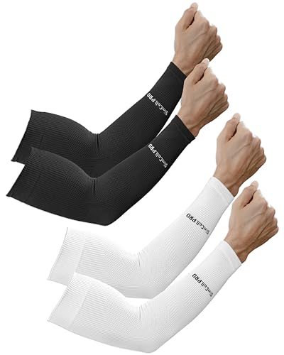 Manguitos running SLIMCELL PRO confeccionados en Italia con tejido premium anti UV