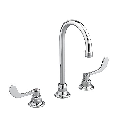 American Standard 6540270.002 Monterrey 8" Widespread 5" Gooseneck Spout Bathroom Faucet With Flexible Under-Body, Polished Chrome #TOP13