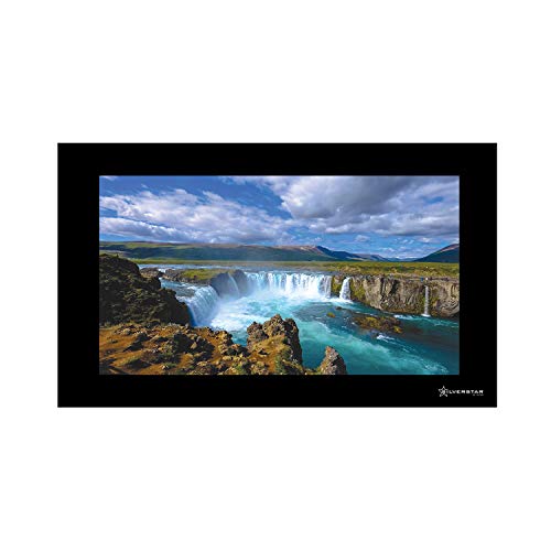 Image of Silverstar® ALR ACP High-Performance Extra Wide Bezel Black Velvet Frame Wall Projector Screen 92In to 184In 16:9 16:101 2.35:1 & 2.40.1 | Anti-Crease Movie Home Theater Cinema USA Made (103" 16:9)