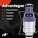 A-Premium Fuel Injectors Compatible with BMW 330Ci 2001-2004, 330i 2001-2004, 330xi 2001-2004, X5 2001-2006, 530i 2001-2005, X3 2004-2006, Z4, Z3, L6 3.0L, Set of 6, Replace# 13641439800