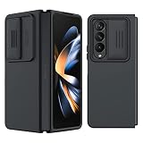 Nillkin Galaxy Z Fold 4 Case - Silicone Ultra Slim Shockproof Protective Phone Case with Slide Camer