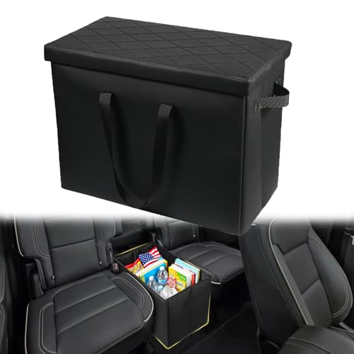 KDOWES Car Backseat Organizer for Chevrolet Traverse 2018-2025, Backseat Box Console Organizer for Children's Toys, Baby Supplies, Snack Organiser, Travel Dual Storage Organizerc