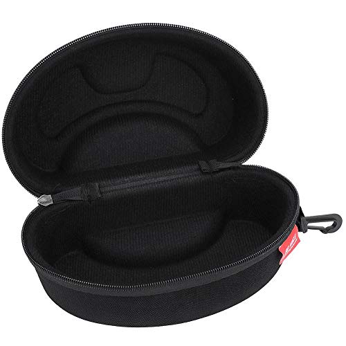 Tbest Custodia Maschera Sci,Custodia Sostituzione per Occhiali,Occhiali da Sci da Box Snow Goggles Case Eva Occhiali da Sci Custodia Protettiva Rigida Borsa da Snowboard Custodia Nera