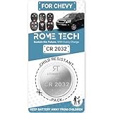 Key Fob Battery for Chevy Cruze Silverado Suburban Acadia Yukon Equinox Colorado Malibu Traverse Impala Sierra Tahoe Terrain Camaro Trax Remote Key GMC Chevy Key Fob Battery - 1-Pack