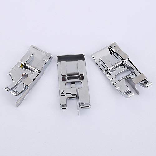Set de 3 pies para máquina de coser 1/4 pulg miniatura 3