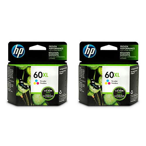 HP 60XL | Ink Cartridge | Tri-Color | CC644WN - 2 Pack