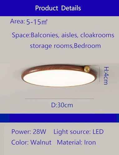 Plafonnier minimaliste à intensité variable avec télécommande