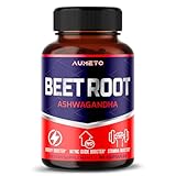 Beet Root Capsules with Ashwagandha – Support Energy, Endurance & Performance – 90 Count (Pack of 1)