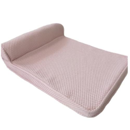 ペットソファ50*65*8cmクール、厚手、防水、耐摩耗性、ジッパー 犬 猫 折りたたみ式 枕付き 高反発 夏用 通気性 蒸れにくい 滑り止め 洗える
