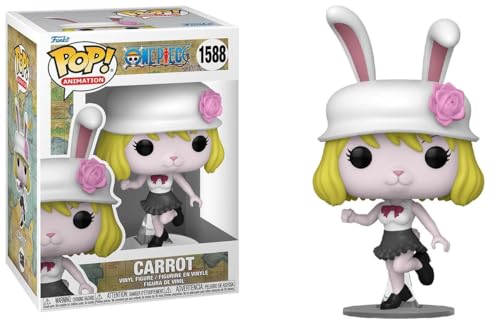 Funko Pop One Piece + Protector: Pop! Figura de vinilo de animación (juego de regalo incluido con caja protectora de la marca ToyBop) (zanahoria)