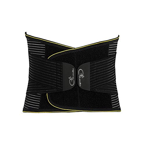 ZFF Deporte Soporte Lumbar Cinturón, por Hombres Mujer Espalda Baja Dolor Alivio Y...