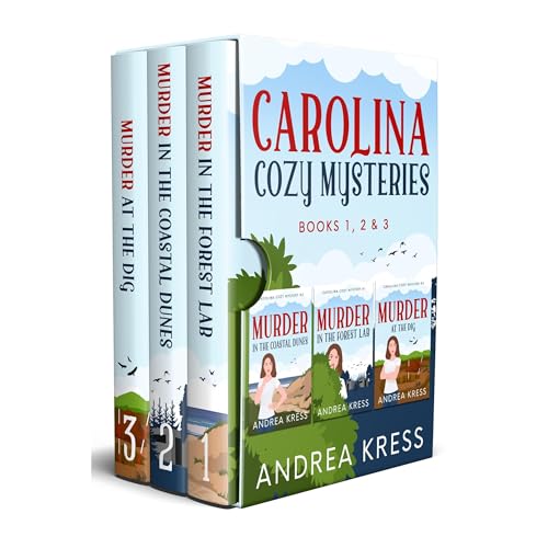 CAROLINA COZY MYSTERIES BOX SET Audiolibro Por ANDREA KRESS arte de portada