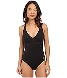 TYR Women's Solid Controlfit Halter Twist Swimsuit