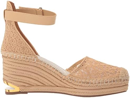 Franco Sarto Womens Marsha Espadrille Sandal Beige Lace 10 M | Image 5