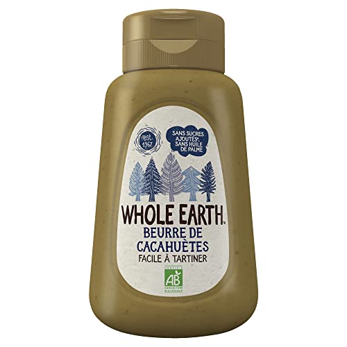 est. 1967 WHOLE EARTH DOWN-TO-EARTH GOODNESS  est. 1967 WHOLE EARTH DOWN-TO-EARTH GOODNESS - Beurre de cacahuètes bio code EAN 5013665116554 
