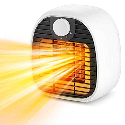 Radiateur soufflant Céramique, BelonLink Chauffage d'appoint 2 Modes, Chauffage Electrique, Protection multiple,Système Anti-surchauffe, pour bureau, chambre Cover