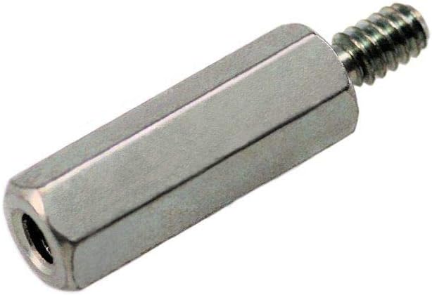 UNICORP MMF1841-M03-F21-M4 6MM Hex Male-Female Standoff, M4 THD x 25MM lg, Brass Zinc QTY-100
