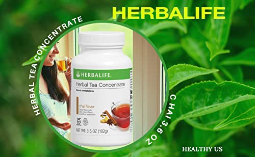 Chai Herbal Tea Concentrate By Herbalife: Gluten-Free, Kosher Certified, And No Artificial Flavors Or Sweeteners - 3.6 Oz. (102G) #TOP7