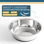 Lightweight Stainless Steel Dog Bowls - 6 Cup, 2 Pack - Image 3